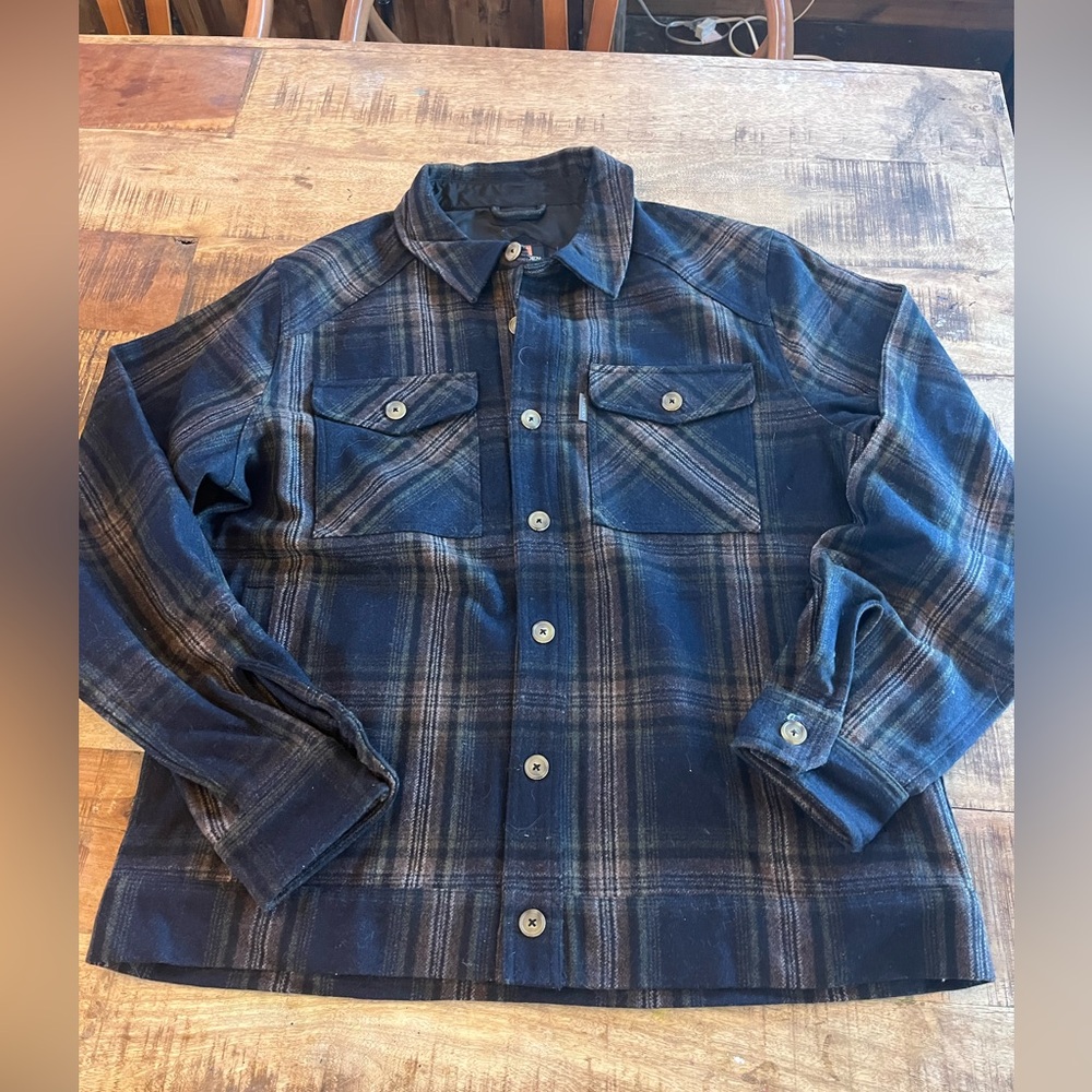 Holden Outerwear Wool Shirt Shacket Button-down Top Sz M/L Men’s Shacket